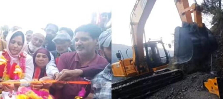 Chairperson DDC Ramban kick starts work on Hamsheela to Ghagra village link road