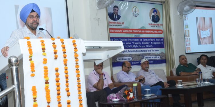 Farmers imparted 2 day Training on Soil Health Management at Baba Jitto Kissan Kendra