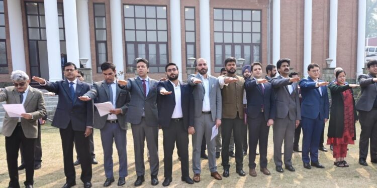 Integrity Pledge given to officers on Vigilance Awareness Week