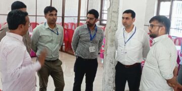 Assembly Election-2024:                                              General Observer, DIG, DEO inspect counting centre at BHSS Rajouri