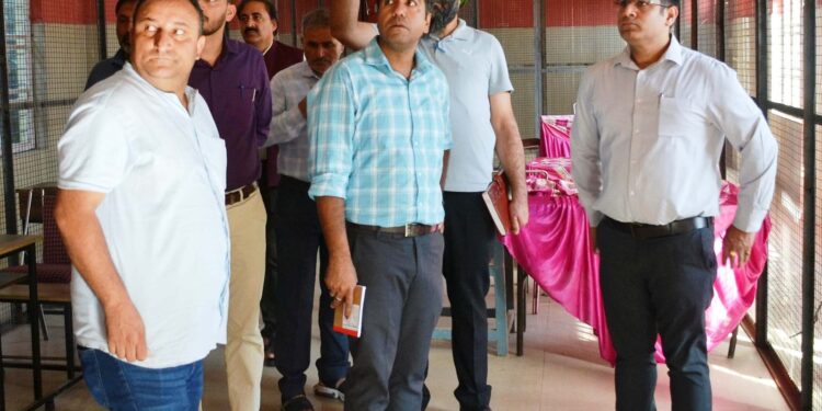 Assembly Elections-2024 DEO Poonch inspects Counting Centre, issue directions for smooth counting of votes on October 8