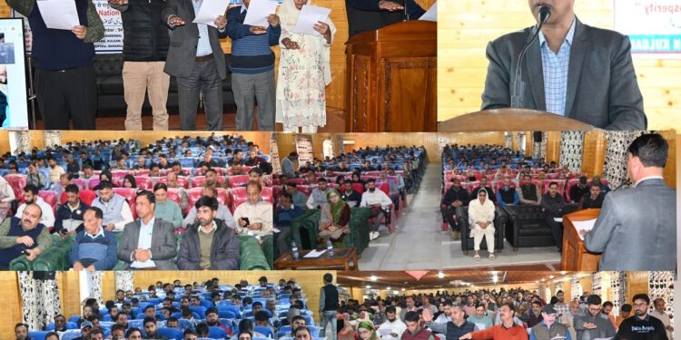 Vigilance Awareness Week: Awareness programme organized at Kulgam