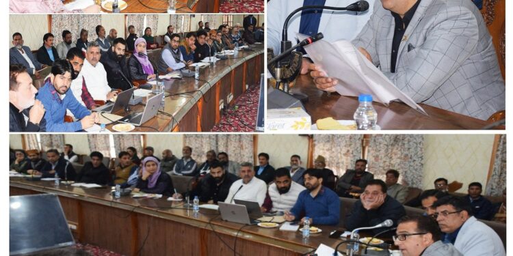 MLA Chanapora chairs Introduction/ review meeting