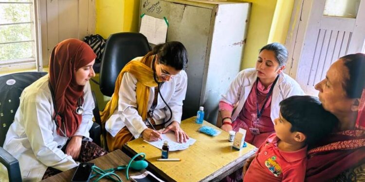 Free Medical Camp organised by GMC Doda at Bhaderwah Village