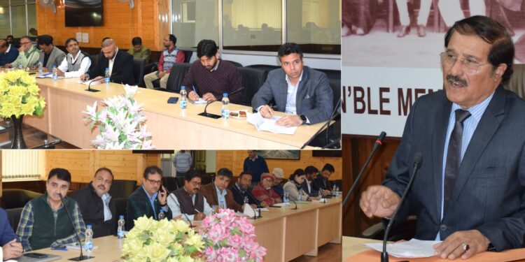 Pro-tem Speaker reviews development works in Eidgah Constituency