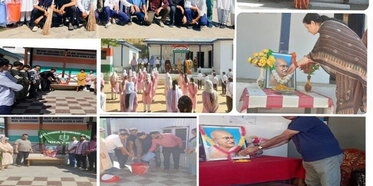 Gandhi Jayanti celebrated with enthusiasm across the Schools of District Kishtwar