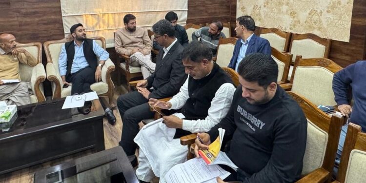 MP Er Rashid visits Budgam, holds series of meetings