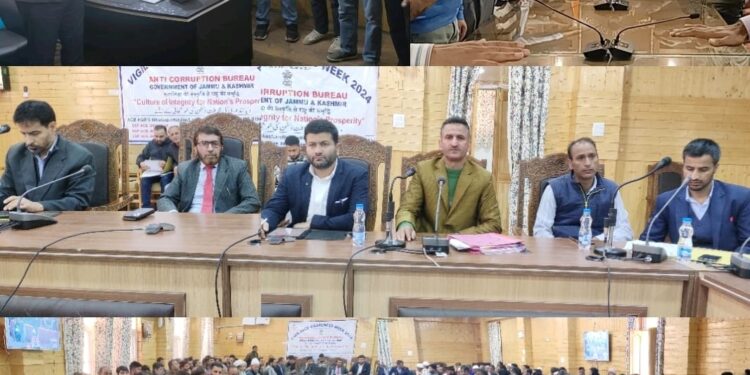 Vigilance Awareness Week-2024: ACB, Bandipora Administration Advocate for Corruption-Free Governance