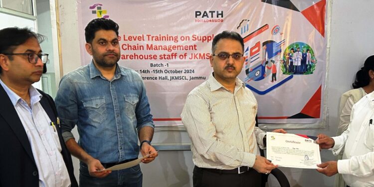 Workshop on Strengthening Public Health Supply Chain Management organized by JKMSCL