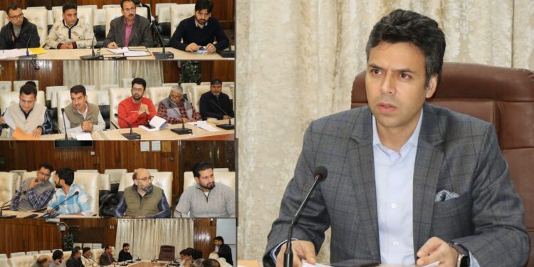 District Administration Srinagar Holds Comprehensive Meeting to Finalize Five-Year District Irrigation Plan