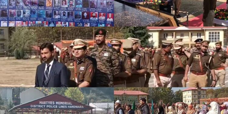 Police Commemoration Day: ADC Handwara pays tributes to the police martyrs at DPL Handwara