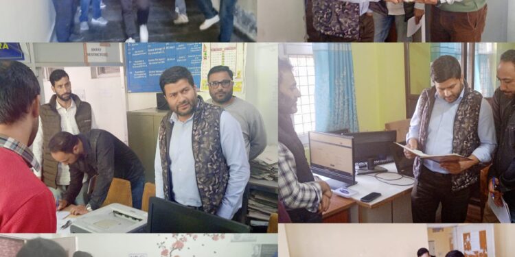 Surprise Inspection of Government Offices held at Bandipora