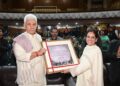 Lt Governor attends Opera on Lal Ded “Lal Ba Drayas”, conceptualised by Vandana Daftari, at Kashmir University LG lauds the efforts of Art of Living, JKAACL & University of Kashmir to honor the life and teachings of great saint-poet
