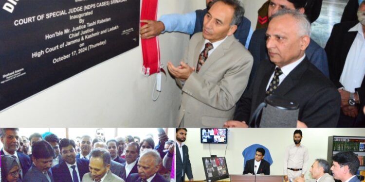Chief Justice inaugurates NDPS at District Court Srinagar