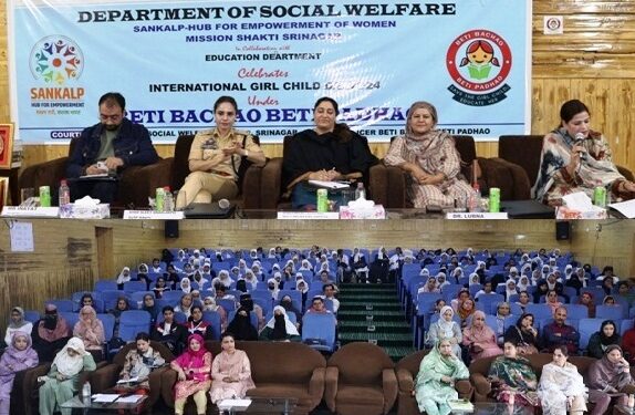 Social Welfare Deptt celebrate ‘International Girl child Day’