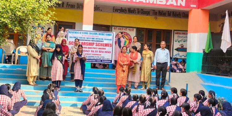 SWD launches Awareness Campaign on Scholarship Schemes across Ramban