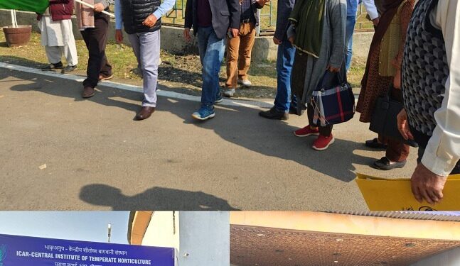 One-day Training/ Exposure visit organized for TSP farmers to CITH Rangreth