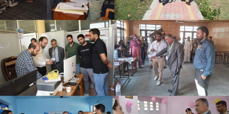 Assembly Elections-2024 DEO Bandipora visits various Polling Stations of Bandipora, Sonawari ACs