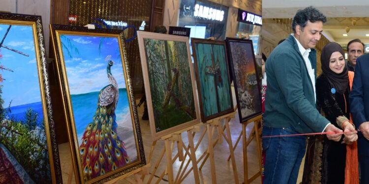 Second Lives Art Guild holds 2 day Art exhibition at City Mall, Lal Chowk