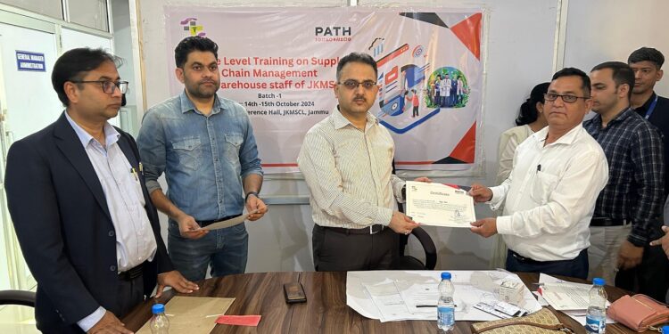 JKMSCL organizes workshop on Strengthening Public Health Supply Chain Management at Jammu