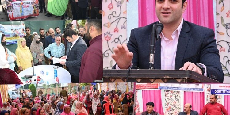 Mega event held on culmination of Poshan Mah at Qaimoo Kulgam