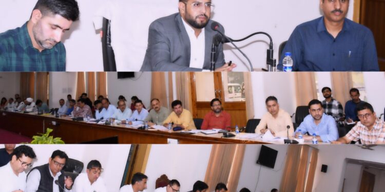 DC reviews status of ongoing Developmental Projects in Rajouri District