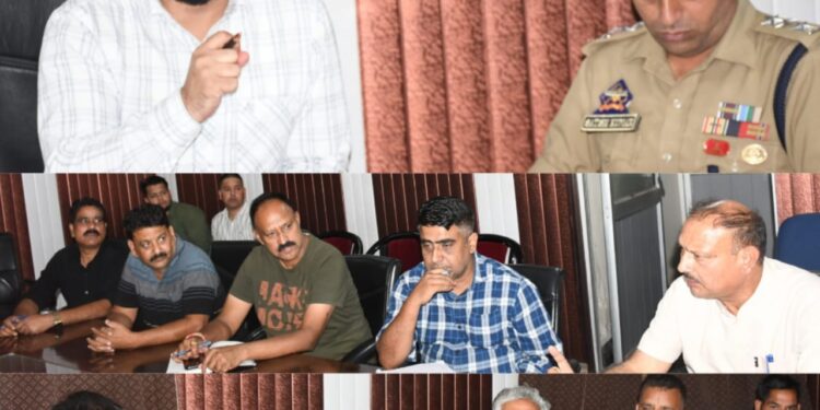 Arrangements for upcoming festivals of Navratri, Mahanavmi & Dussehra finalized in Rajouri