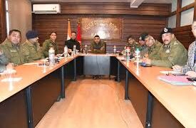 IGP Kashmir chairs crime, security review meeting at PCR Kashmir
