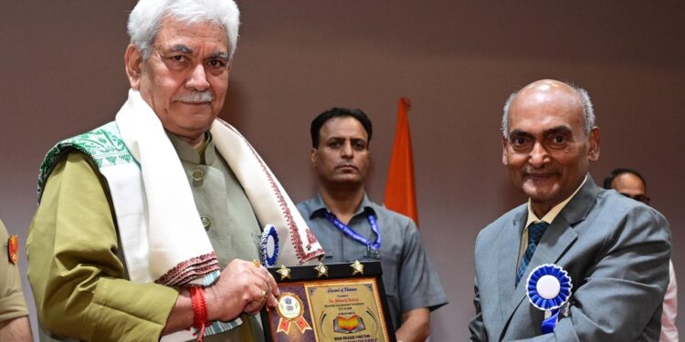 Lt Governor releases book titled ‘Handbook on Water Supply’, authored by G.S Jha & Muzamil Rafiqui Water security for all has been one of the prime objectives of J&K administration: LG Sinha
