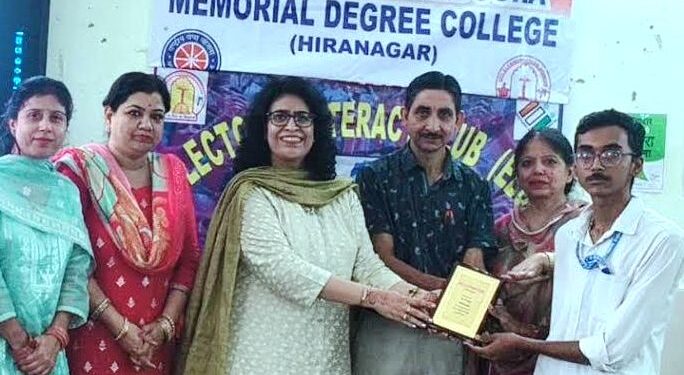 GLDMDC Hiranagar organises Symposium to commemorate Accession Day