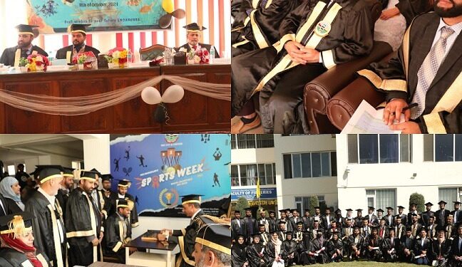 Faculty of Fisheries Rangil celebrates Graduation Day for 2024 BFSc pass-out students