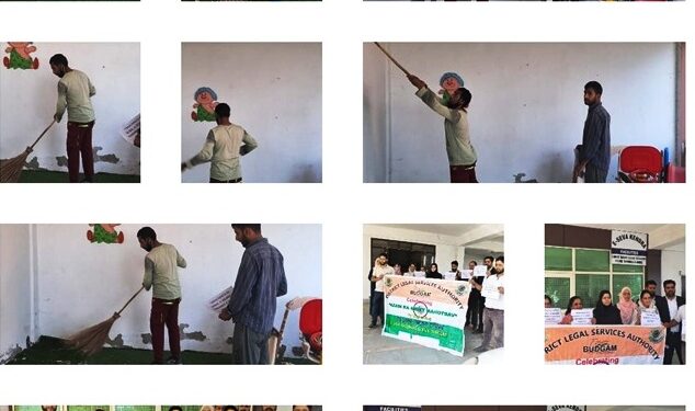 DLSA Budgam advocates for Cleanliness, Swachh Bharat