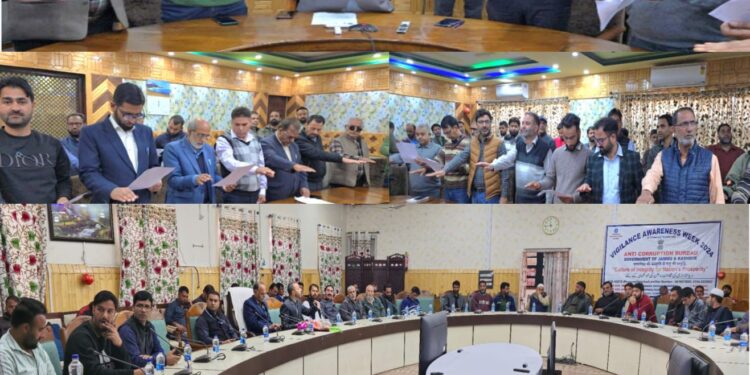 Vigilance Awareness Week begins in Kupwara, integrity pledge administered