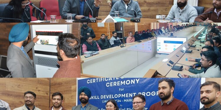 Mission Youth Trainees presented certificates on completion of Skill course at Doda