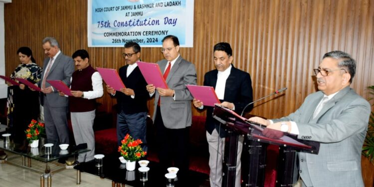 HC wing Jammu celebrates Constitution Day
