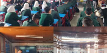 MVD organises road safety awareness program at GMHSS Doda