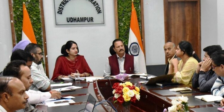 DCC chairman reviews implementation of PM Jan Vikas Karyakram scheme in Udhampur District