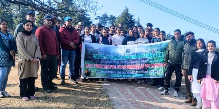 Wildlife Department organises trekking event at Sudhmahadev Conservation Reserve