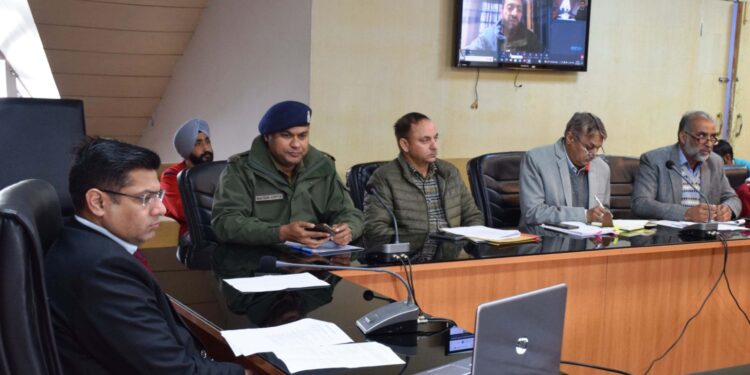 DC Poonch chairs District Level Aadhar Monitoring Committee meeting