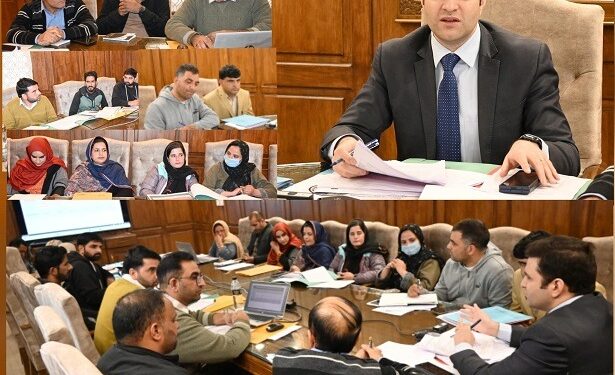 DC Kulgam reviews performance of Social Welfare, ICDS, ICPS, OSC & DHEW