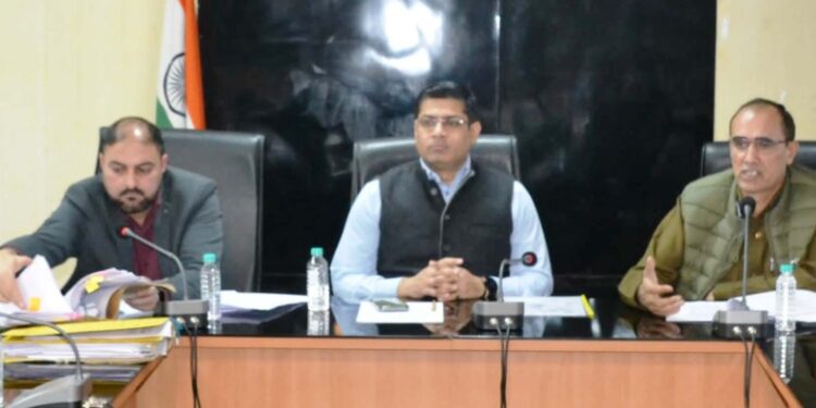 DC chairs NCORD meeting to review drug control measures in Poonch district