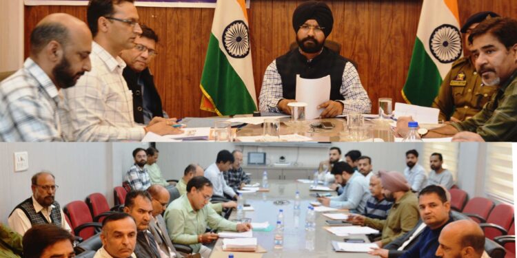 DC reviews implementation of beneficiary-oriented schemes in Doda District