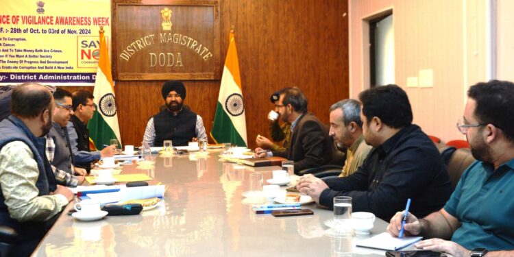 DC reviews Mining and Mineral extraction Operations in Doda District