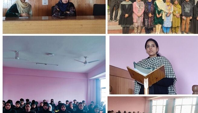 DLSA Srinagar awareness programme on Free Legal Aid Services & NALSA Helpline Number 15100