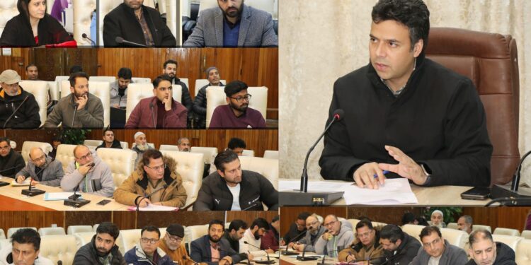 DC Srinagar reviews progress and implementation of various citizen centric and welfare schemes