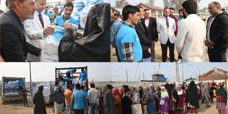 DC Shopian inaugurates the Food Bumpers Distribution function