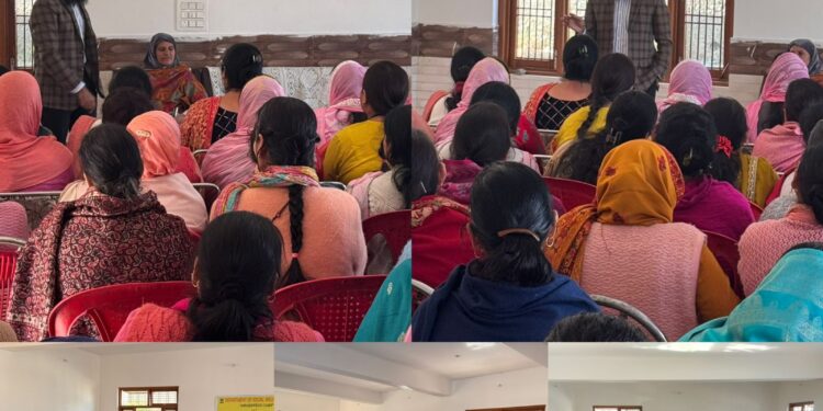 Awareness Camp organized in Panchayat Salal to promote Poshan Schemes