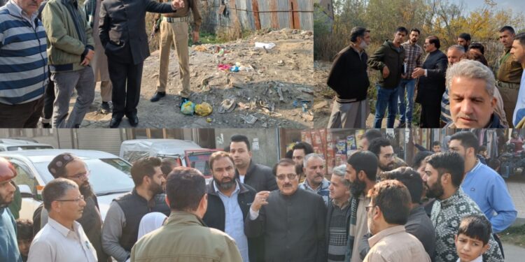 Mubarik Gul visits fire affected families of Noorbagh, takes stock of ongoing relief measures