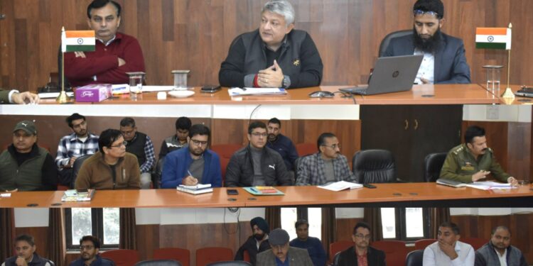 NCORD meeting: DM asks police to intensify anti-drug drives across District Reasi