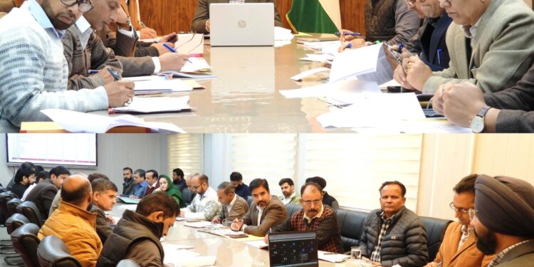 Achievements under District Capex Budget 2024-25 reviewed at Doda